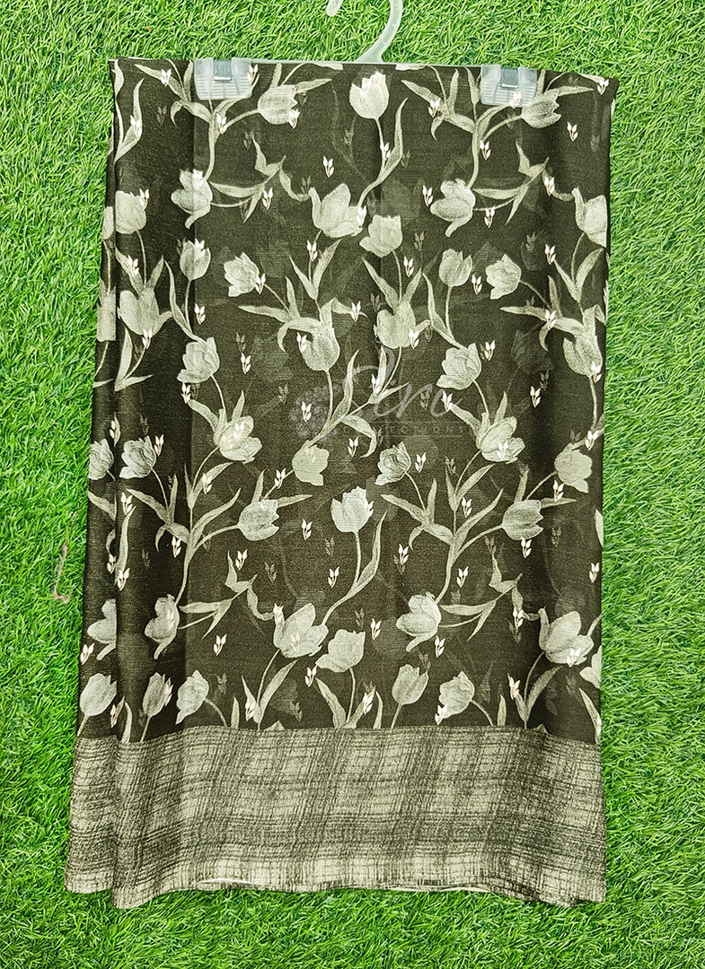 Latest Printed Chiffon Saree