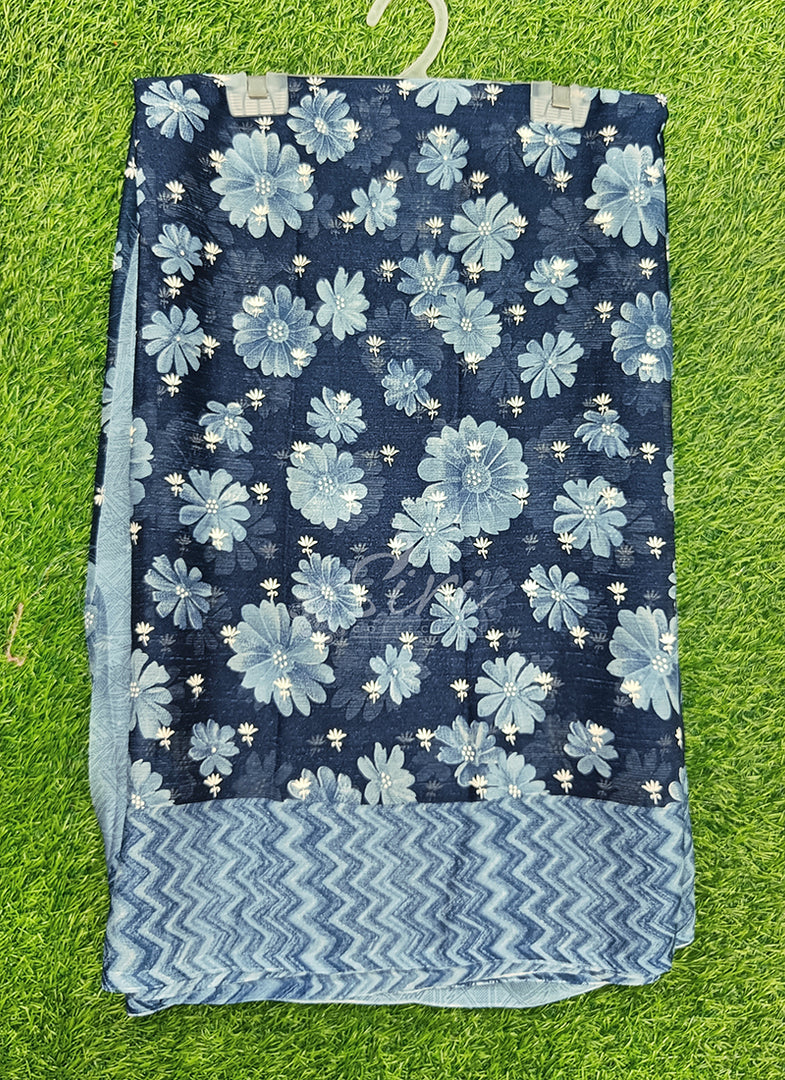 Latest Printed Chiffon Saree