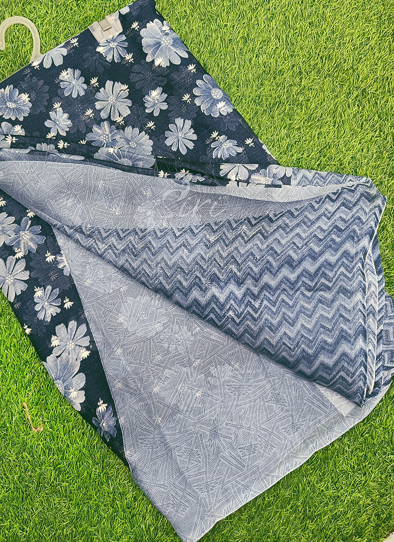 Latest Printed Chiffon Saree