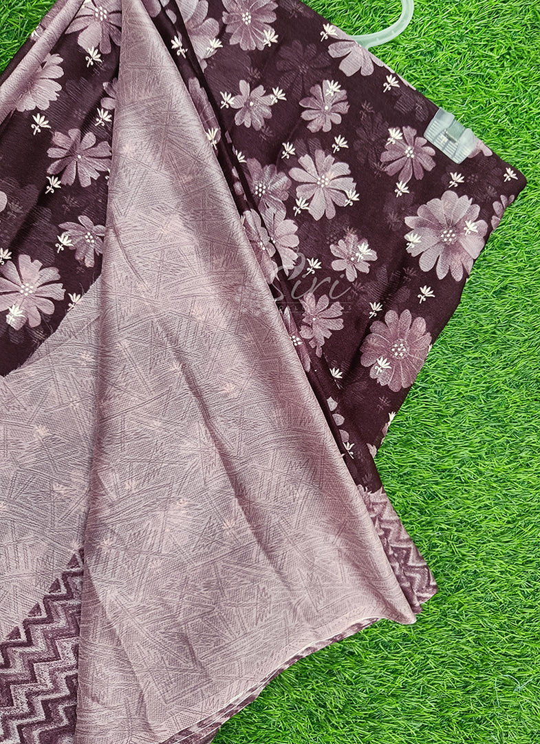Latest Printed Chiffon Saree