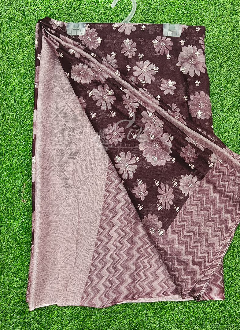 Latest Printed Chiffon Saree