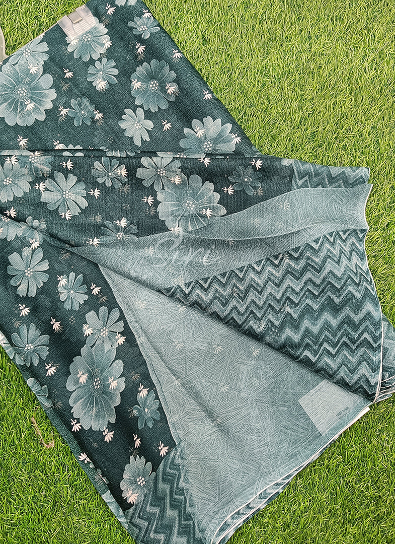 Latest Printed Chiffon Saree