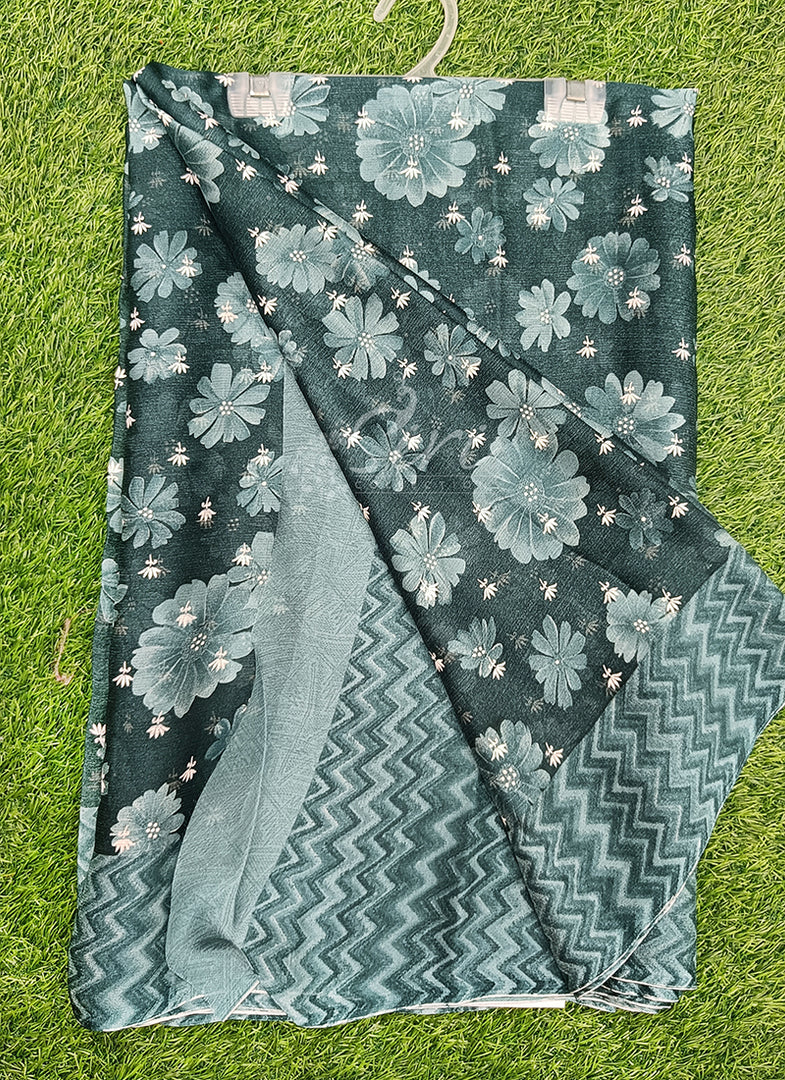 Latest Printed Chiffon Saree