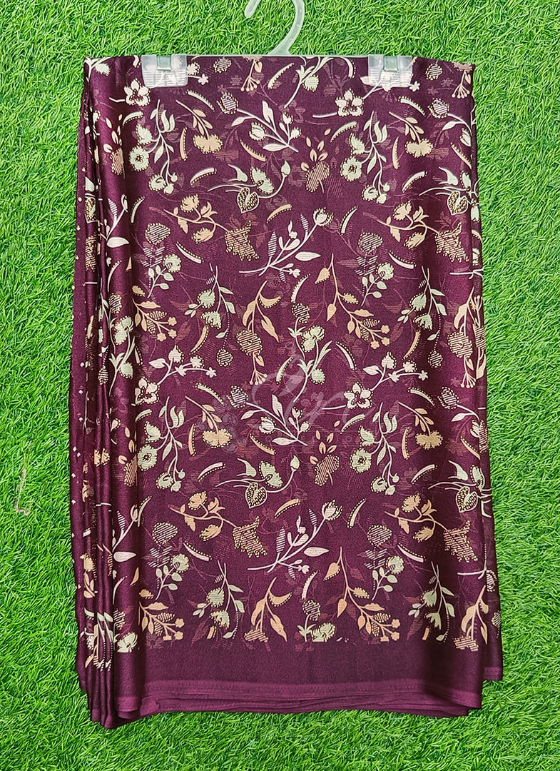 Latest Printed Chiffon Saree in Foil Print