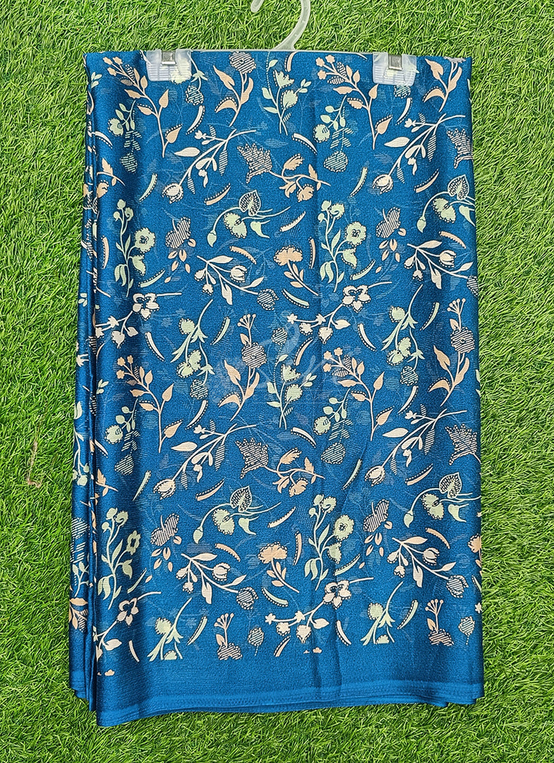 Latest Printed Chiffon Saree in Foil Print