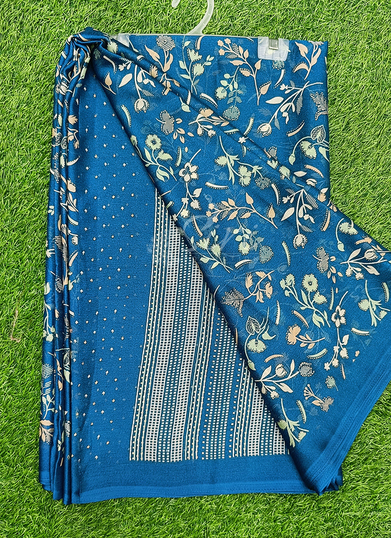 Latest Printed Chiffon Saree in Foil Print