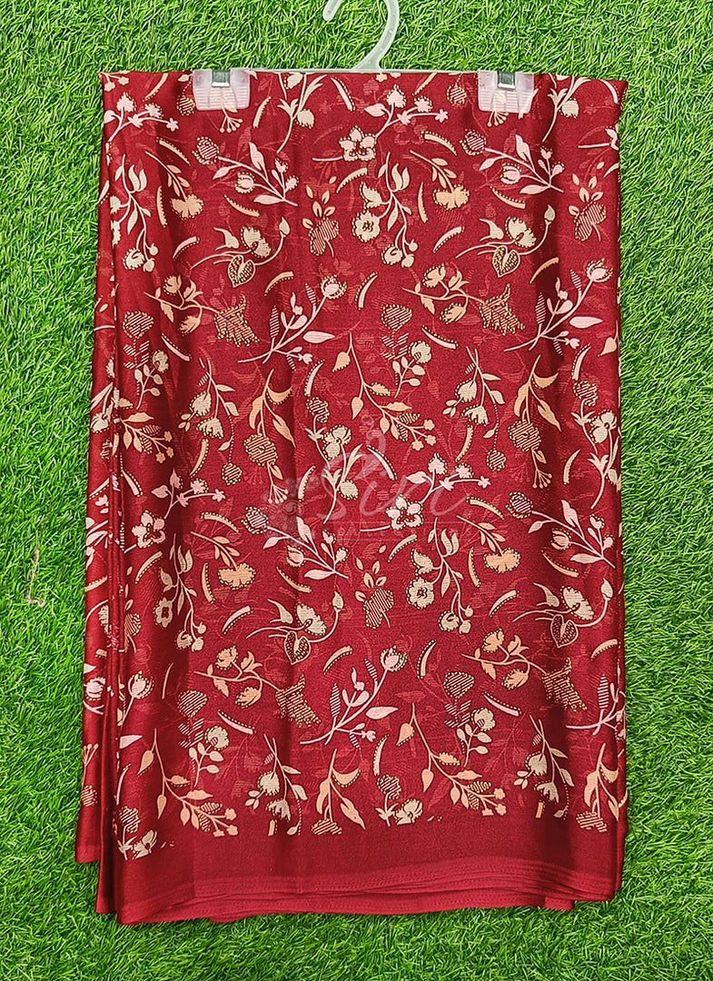 Latest Printed Chiffon Saree in Foil Print