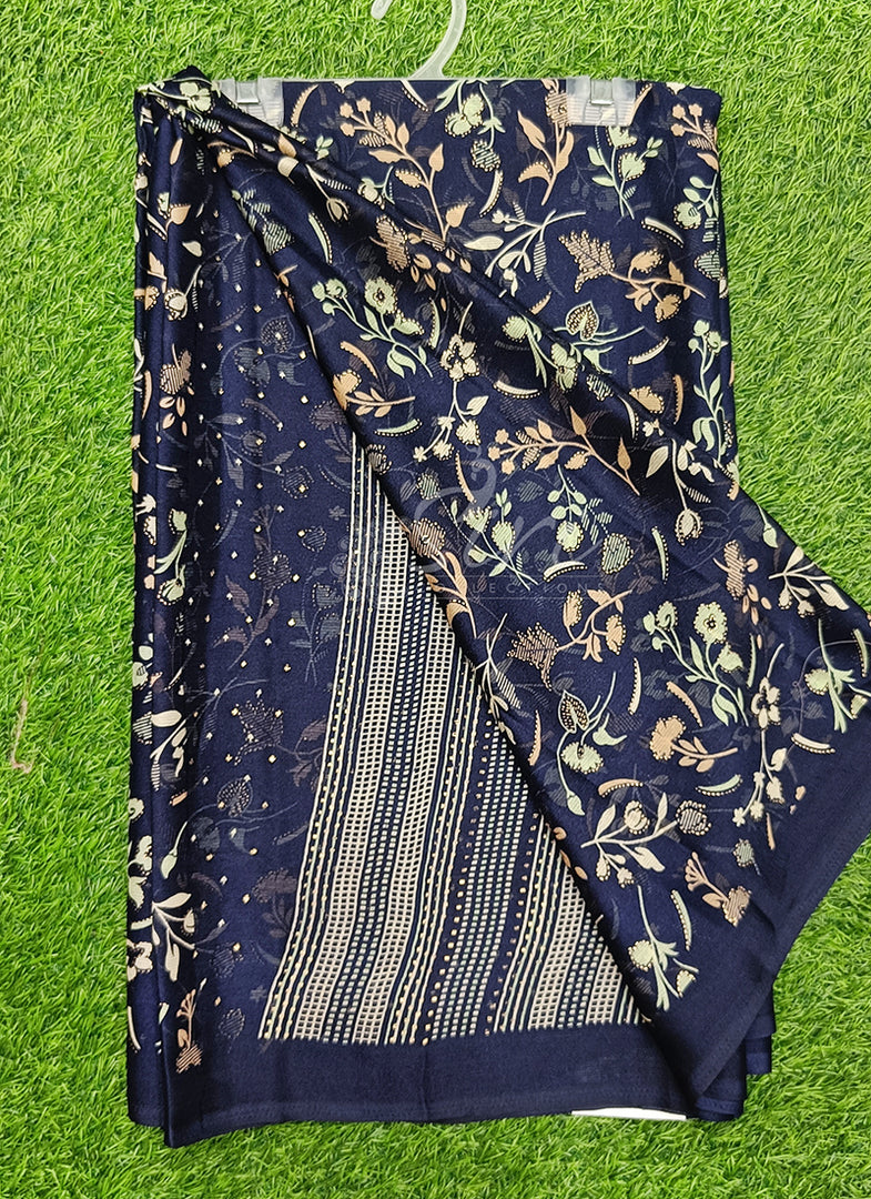 Latest Printed Chiffon Saree in Foil Print