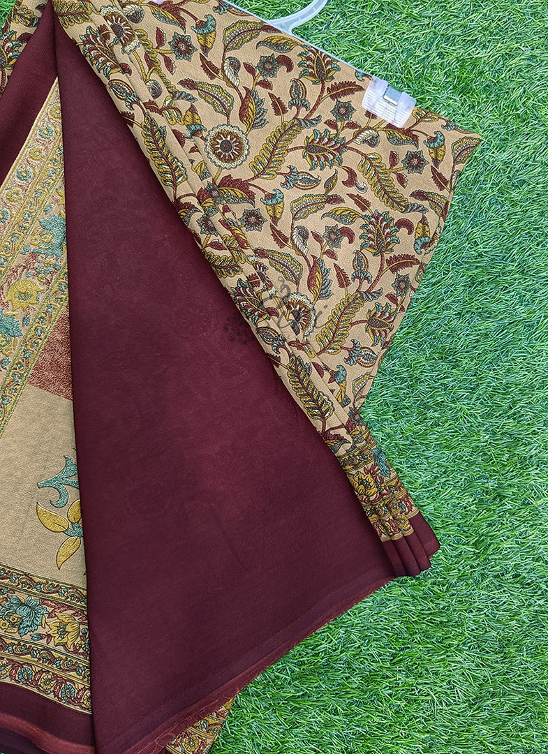 Latest Premium Printed Crepe Saree