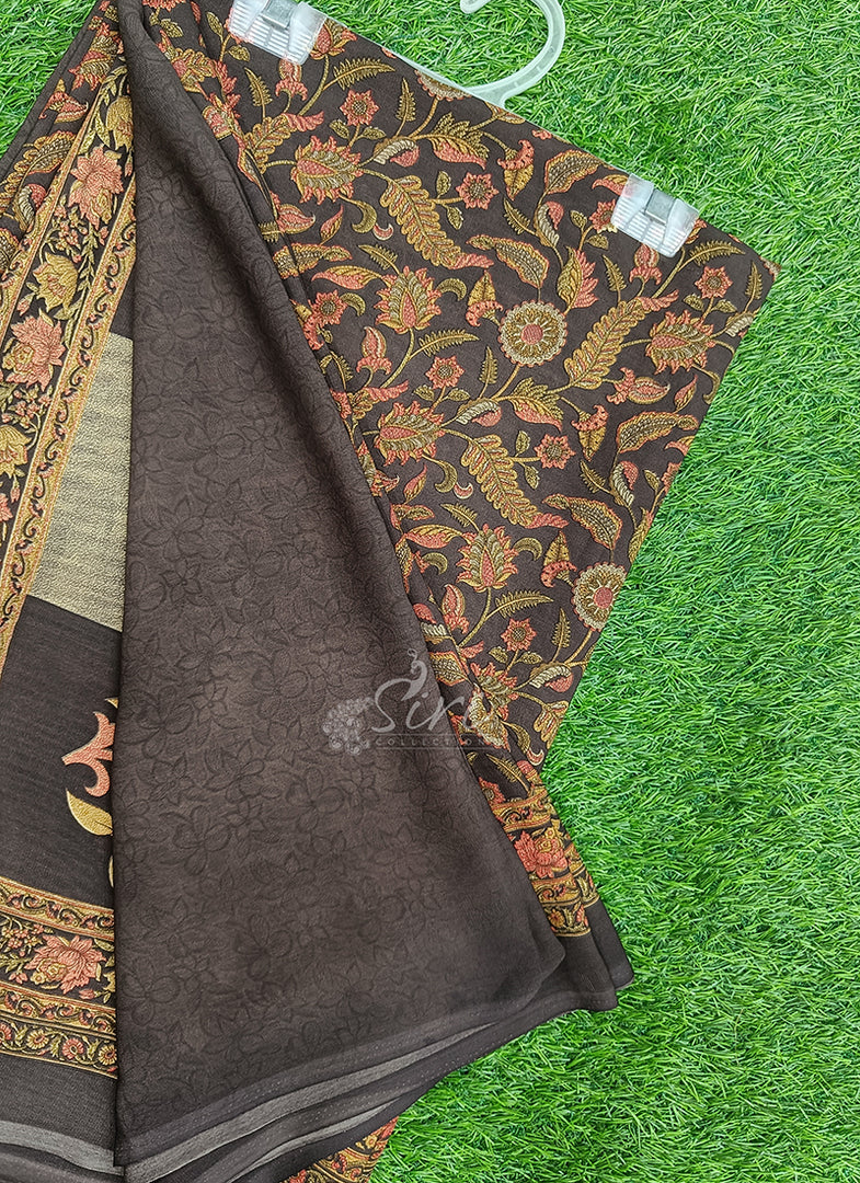 Latest Premium Printed Crepe Saree