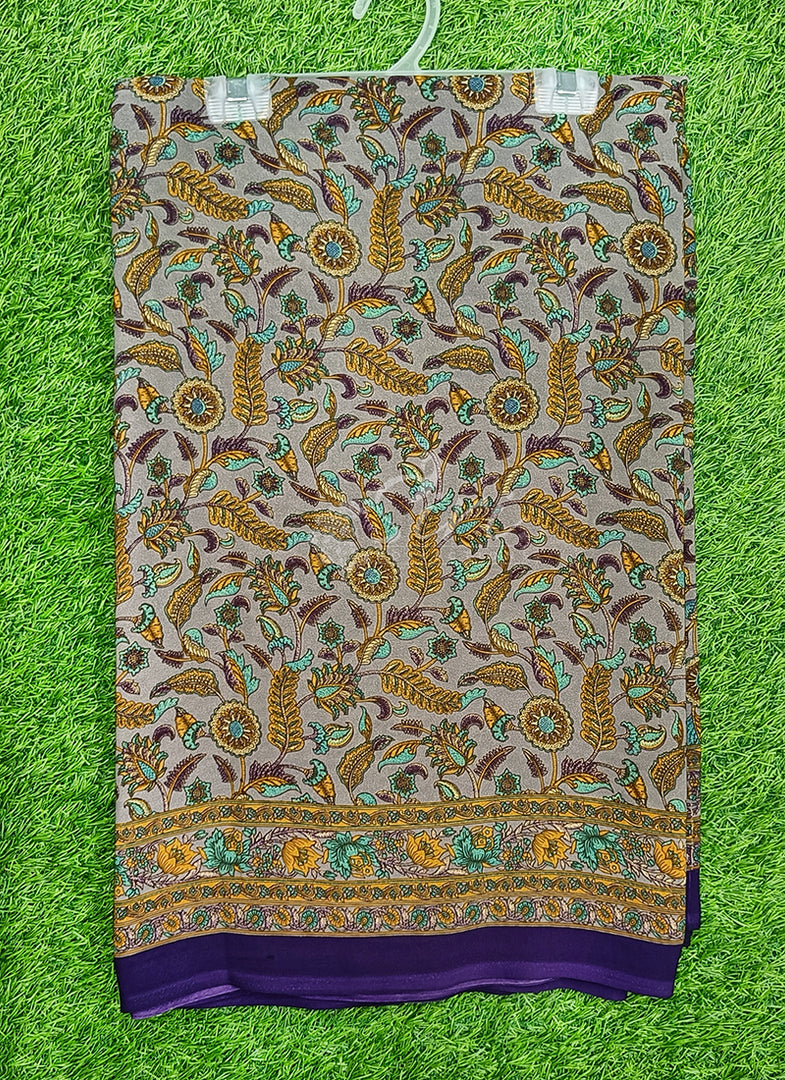 Latest Premium Printed Crepe Saree