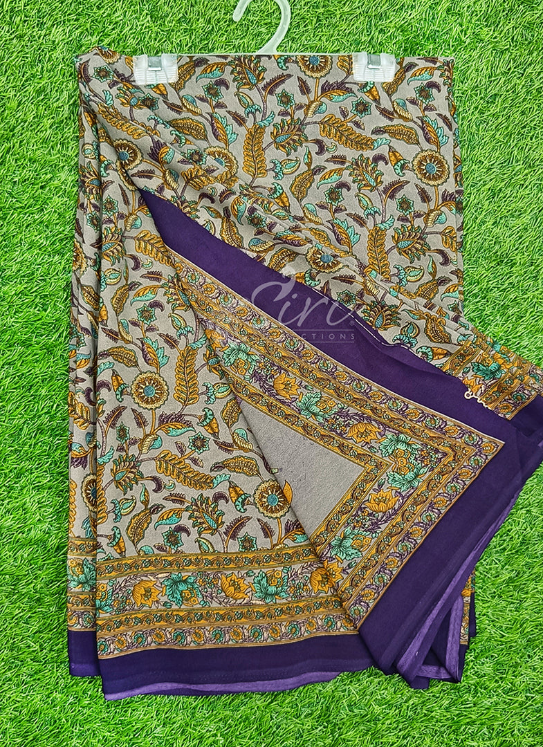 Latest Premium Printed Crepe Saree