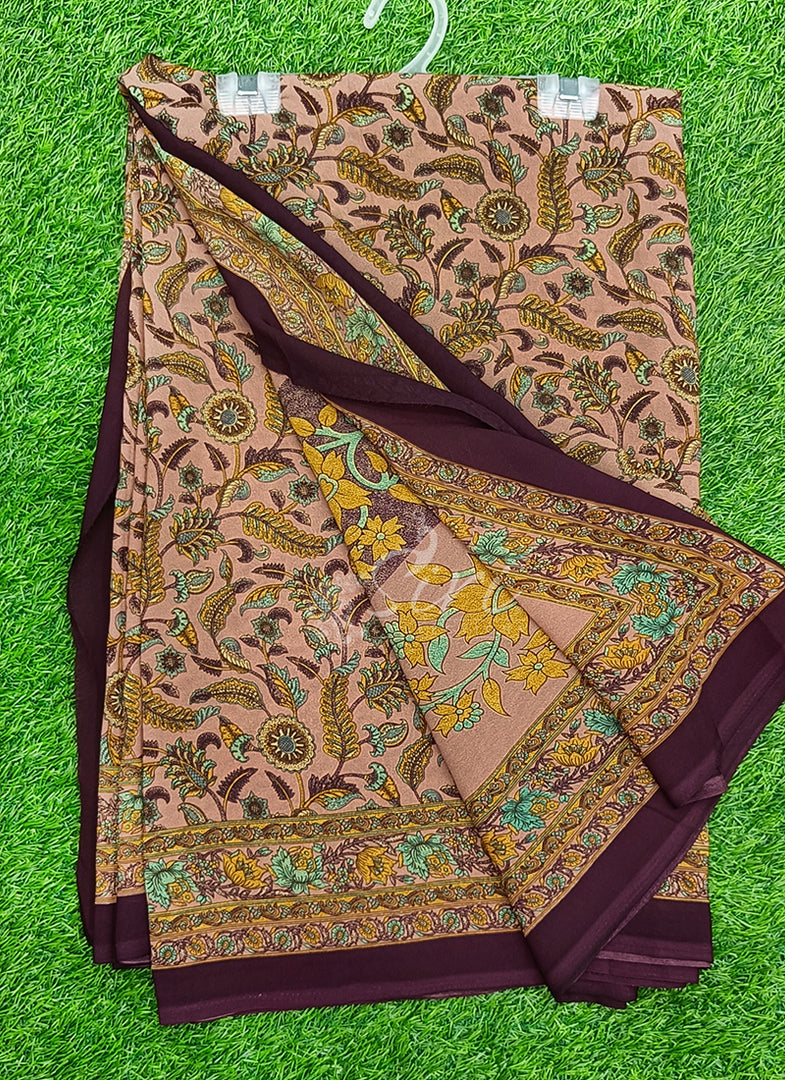 Latest Premium Printed Crepe Saree