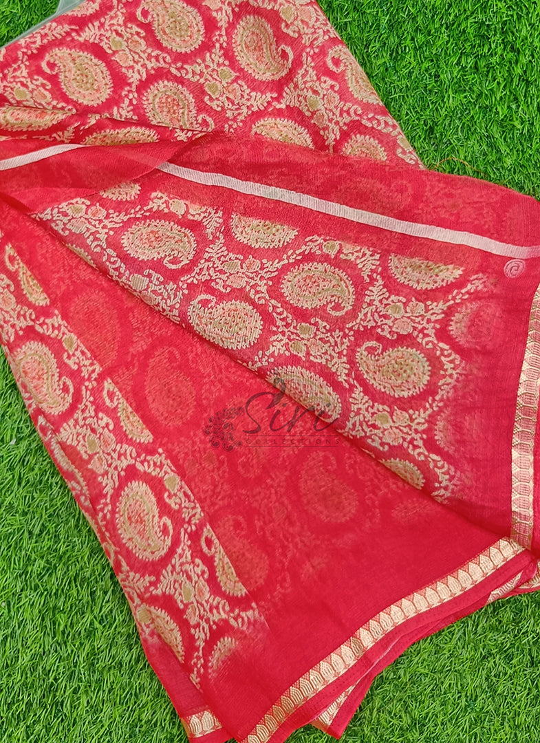 Latest Printed Chiffon Saree with Blouse