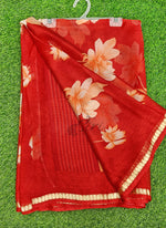 Load image into Gallery viewer, Latest Printed Chiffon Saree with Blouse