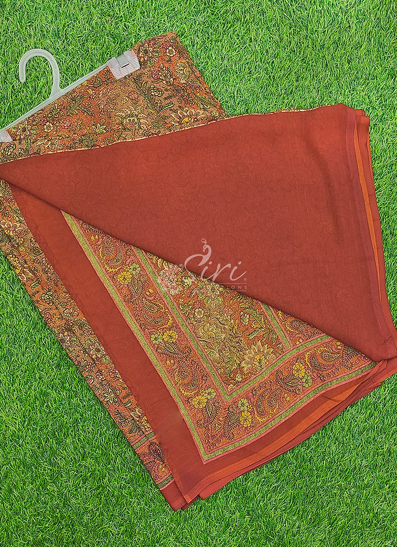 Latest Premium Printed Crepe Saree