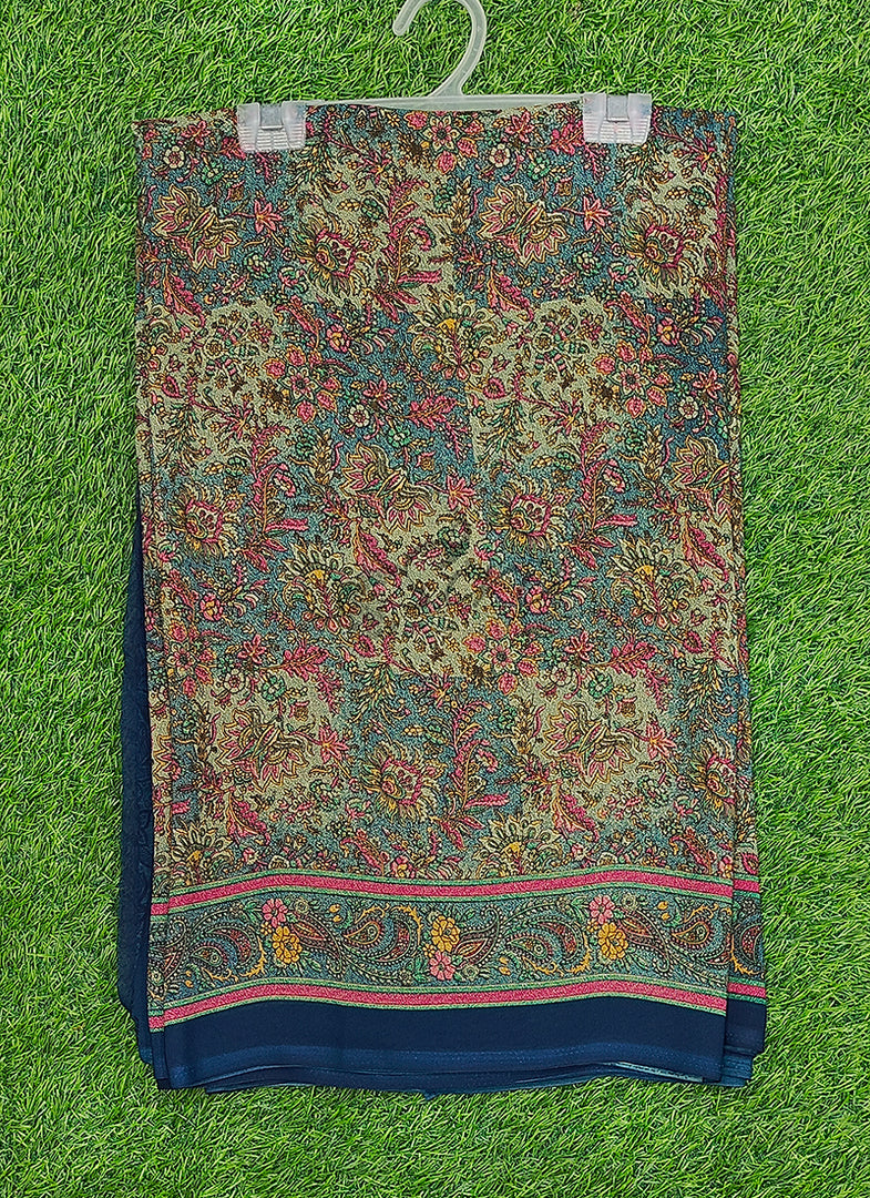 Latest Premium Printed Crepe Saree