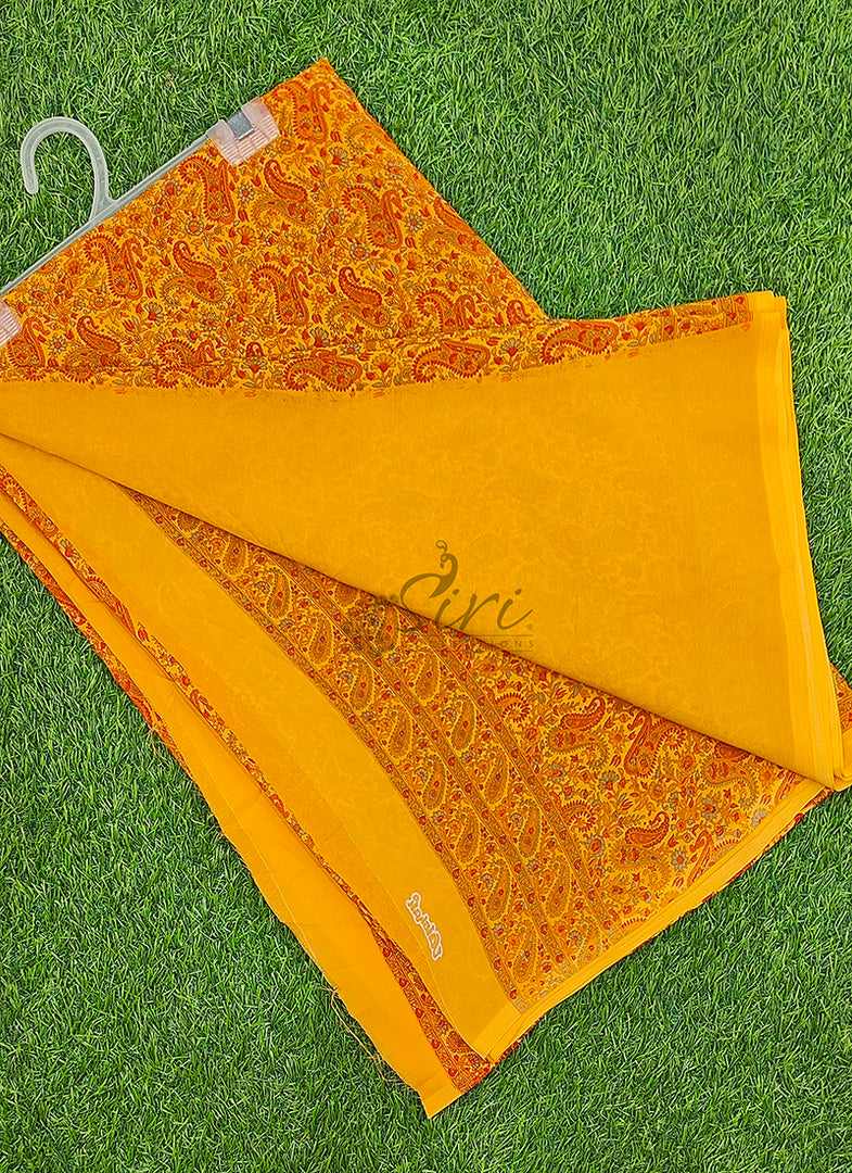 Latest Premium Printed Crepe Saree