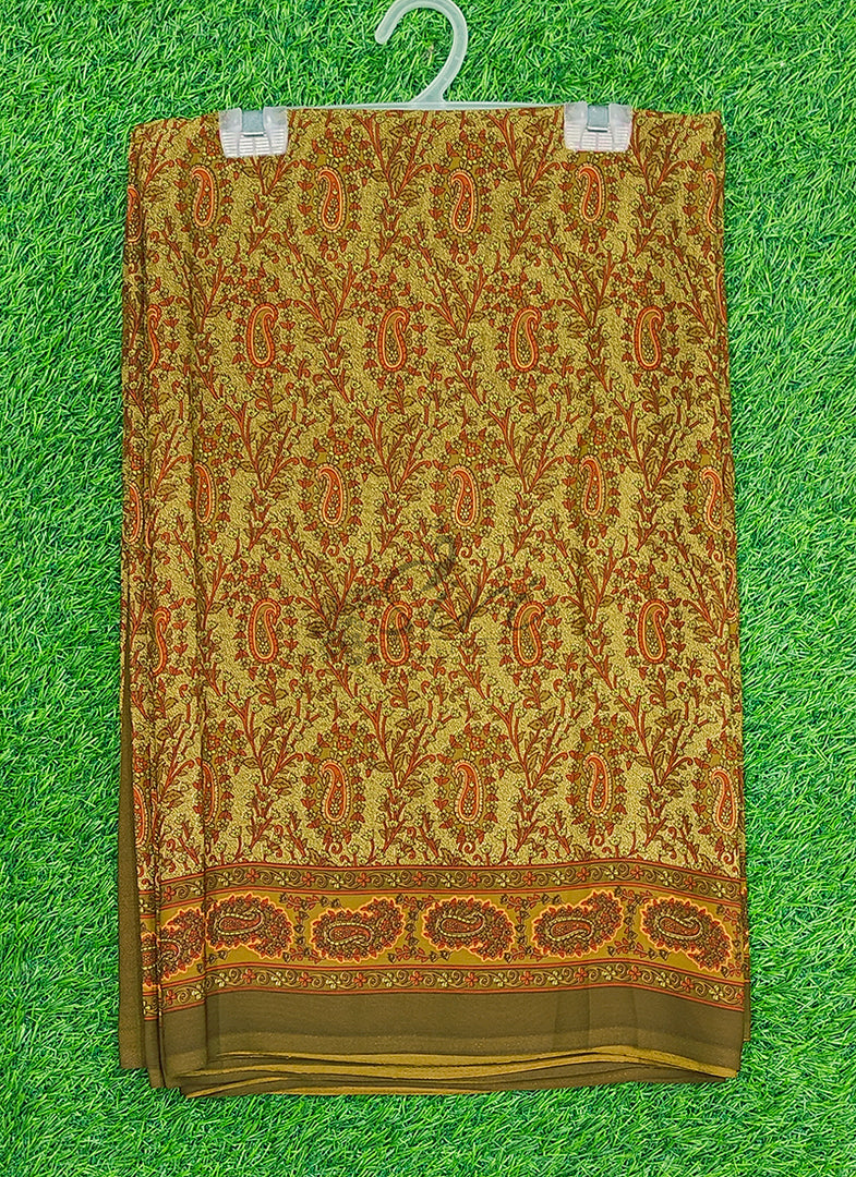 Latest Premium Printed Crepe Saree