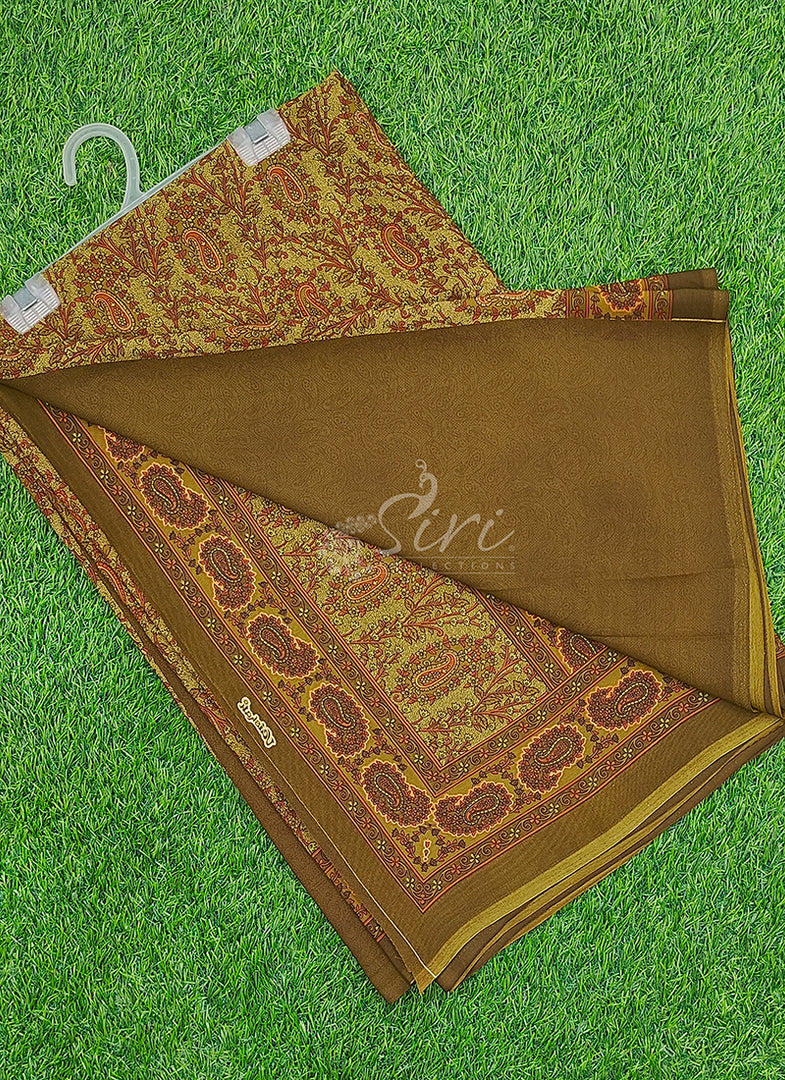Latest Premium Printed Crepe Saree