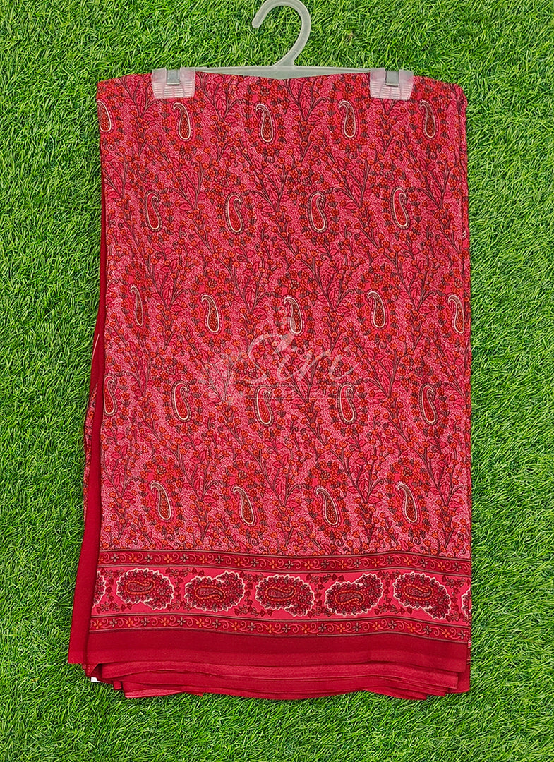 Latest Premium Printed Crepe Saree