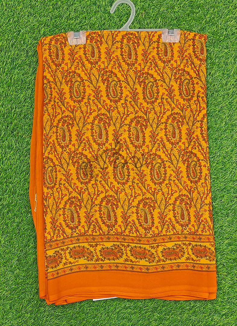 Latest Premium Printed Crepe Saree