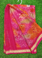 Load image into Gallery viewer, Latest Printed Chiffon Saree with Self Border
