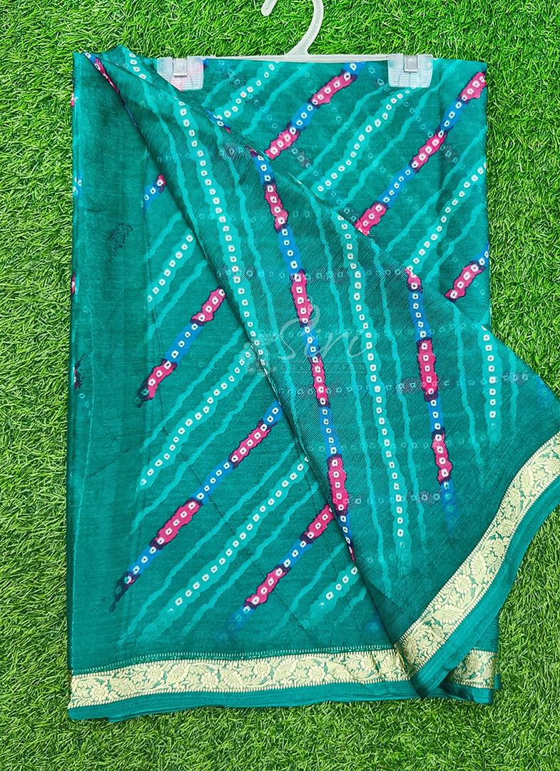 Latest Printed Chiffon Saree with Self Border