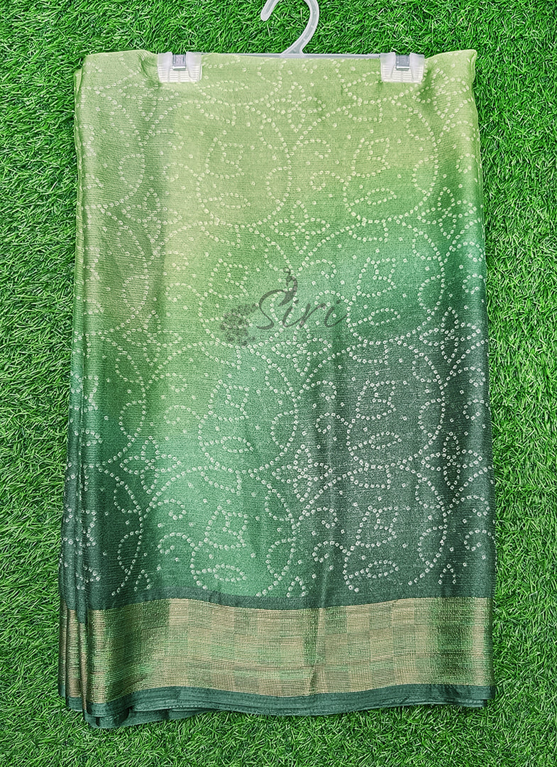 Latest Printed Chiffon Saree with Self Border