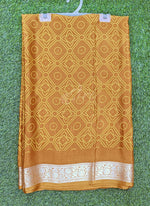 Load image into Gallery viewer, Latest Printed Fancy Chinon Crepe Saree