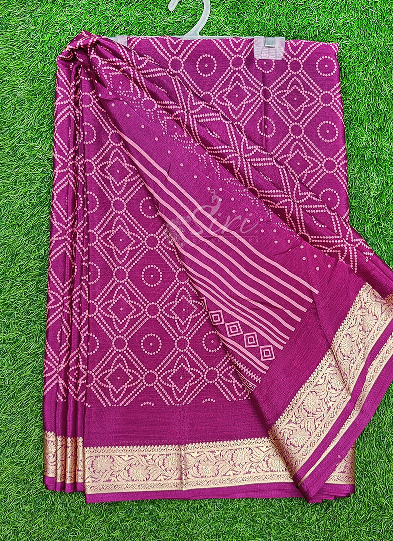 Latest Printed Fancy Chinon Crepe Saree