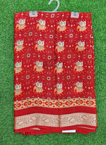 Load image into Gallery viewer, Latest Printed Fancy Chinon Crepe Saree
