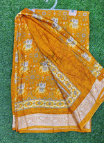 Load image into Gallery viewer, Latest Printed Fancy Chinon Crepe Saree