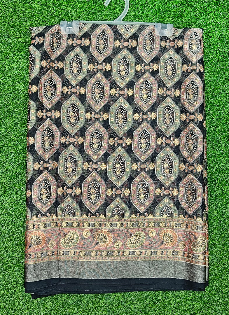 Latest Printed Fancy Brasso Saree