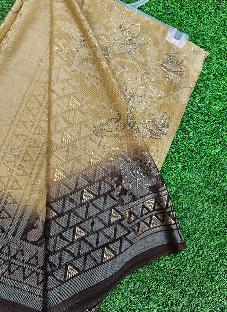Latest Printed Fancy Brasso Saree