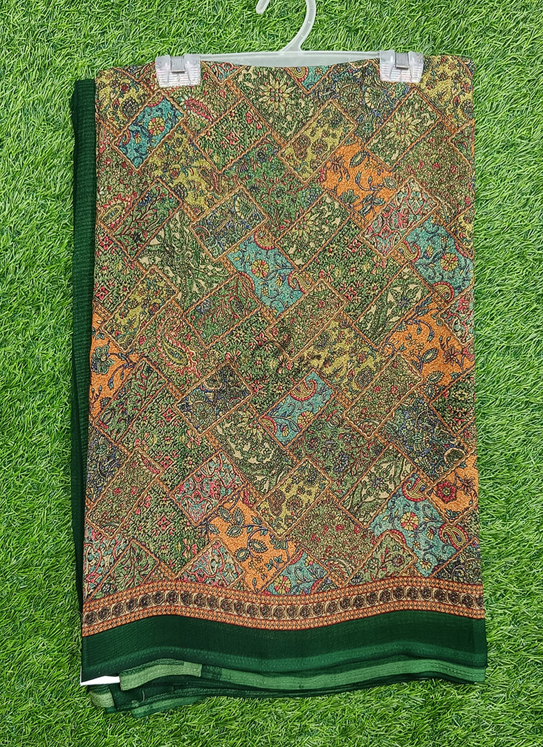 Latest Premium Printed Crepe Saree