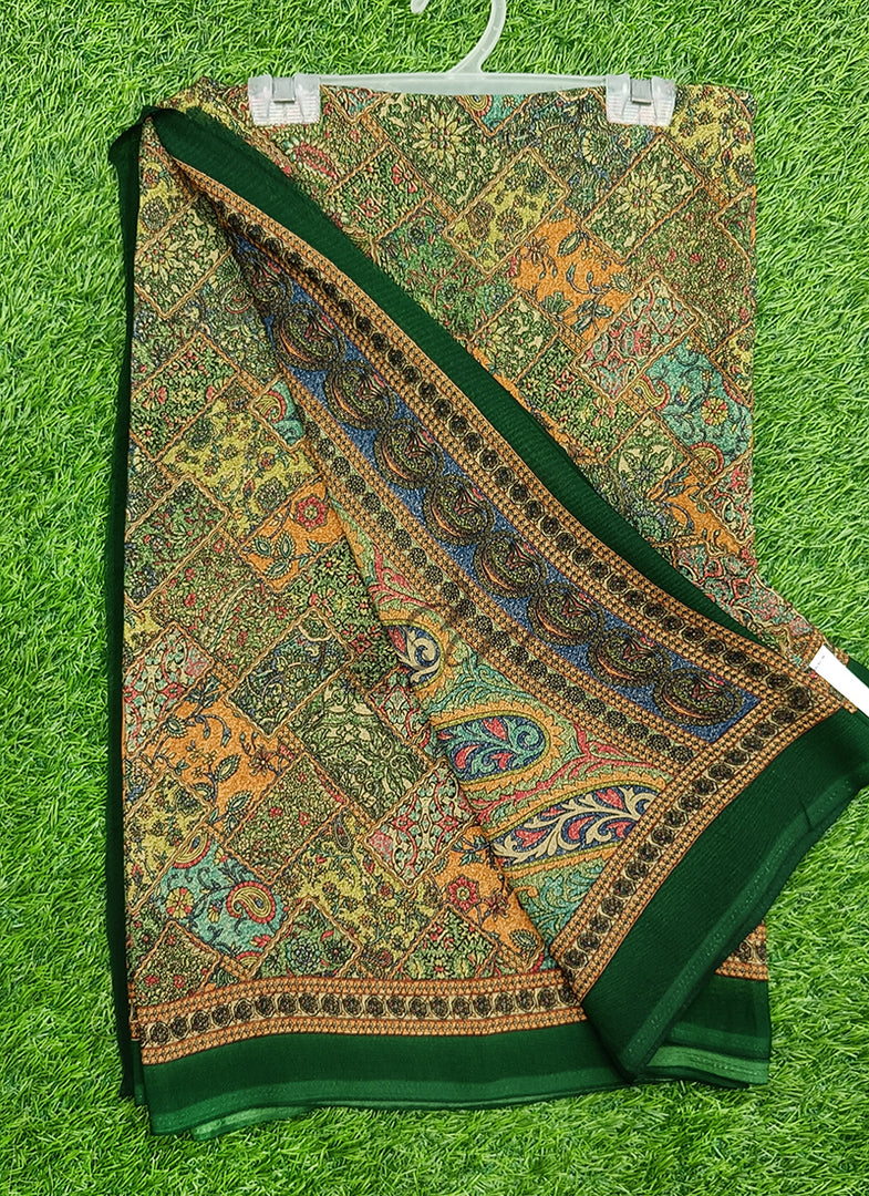 Latest Premium Printed Crepe Saree