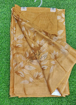 Load image into Gallery viewer, Latest Printed Chiffon Saree in Jute Stripes