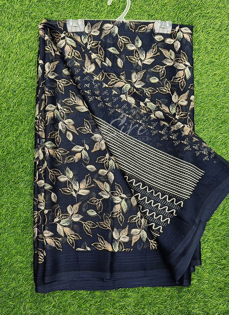 Latest Printed Chiffon Saree in Foil Print