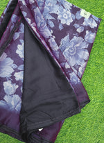 Load image into Gallery viewer, Beautiful Floral Printed Satin Chiffon Saree