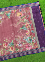 Load image into Gallery viewer, Beautiful Floral Digital Prints on Pure Kota Saree