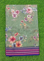 Load image into Gallery viewer, Beautiful Floral Digital Prints on Pure Kota Saree