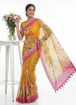 Load image into Gallery viewer, Beautiful Floral Digital Prints on Pure Kota Saree