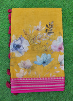 Load image into Gallery viewer, Beautiful Floral Digital Prints on Pure Kota Saree