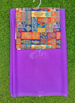 Load image into Gallery viewer, Lovely Georgette Saree With Designer Blouse
