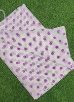 Load image into Gallery viewer, Latest Printed Georgette Saree in Polka Dots Design