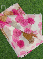 Load image into Gallery viewer, Latest Printed Georgette Saree in Floral Design