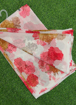 Load image into Gallery viewer, Latest Printed Georgette Saree in Floral Design