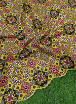 Load image into Gallery viewer, Beautiful Digital Print Silk Cutwork Dupatta