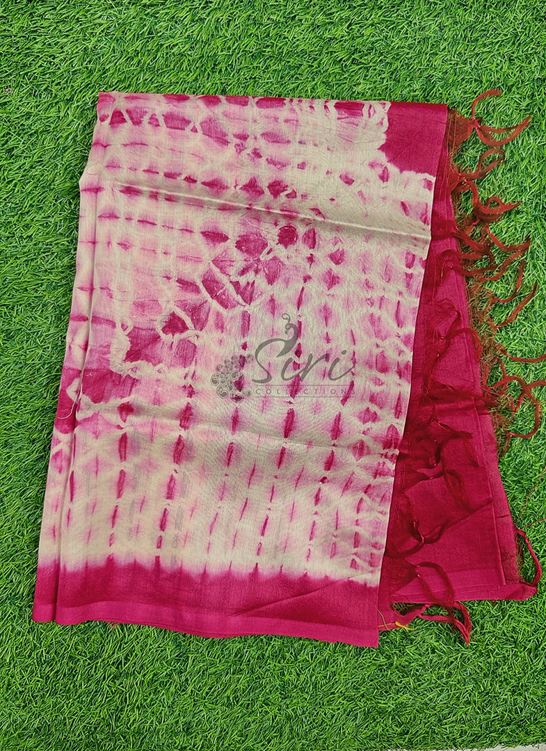 Lovely Shibori Design Soft Chanderi Dupatta